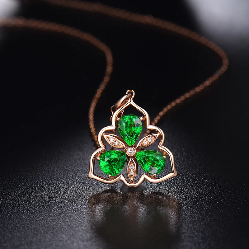 LOVERJEWELRY Женские Подвески Романтический Твердые 18Kt из розового золота с