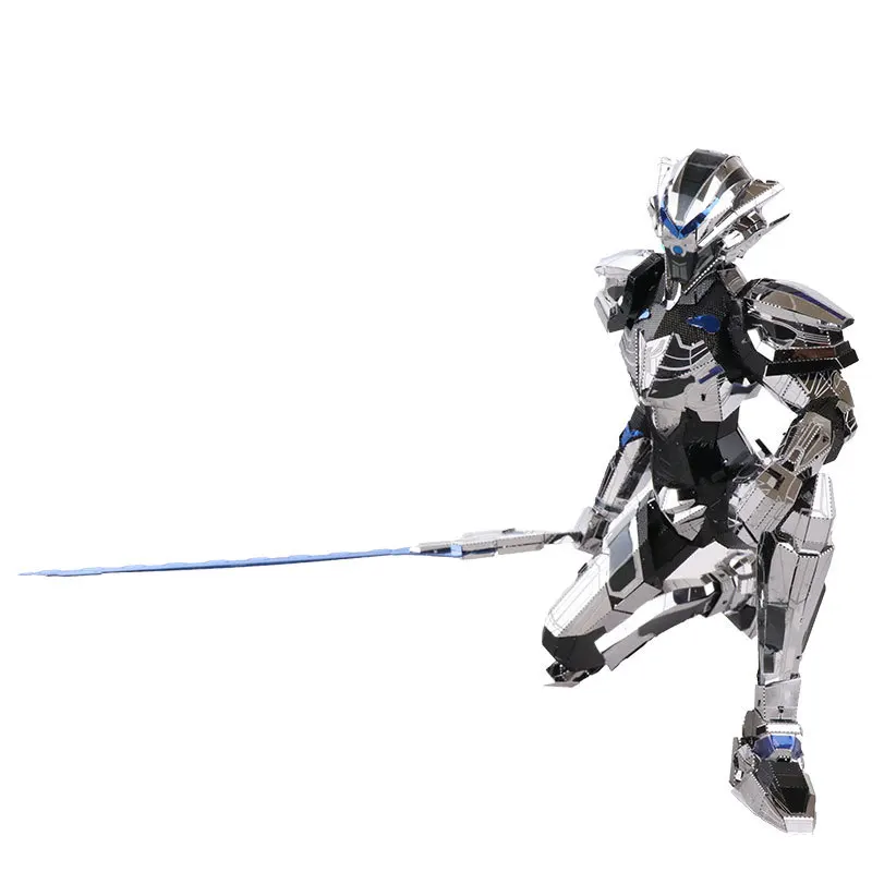 MU 3D металлический нано пазл Nano Core Bader Knights Amor набор моделей DIY лазерная резка