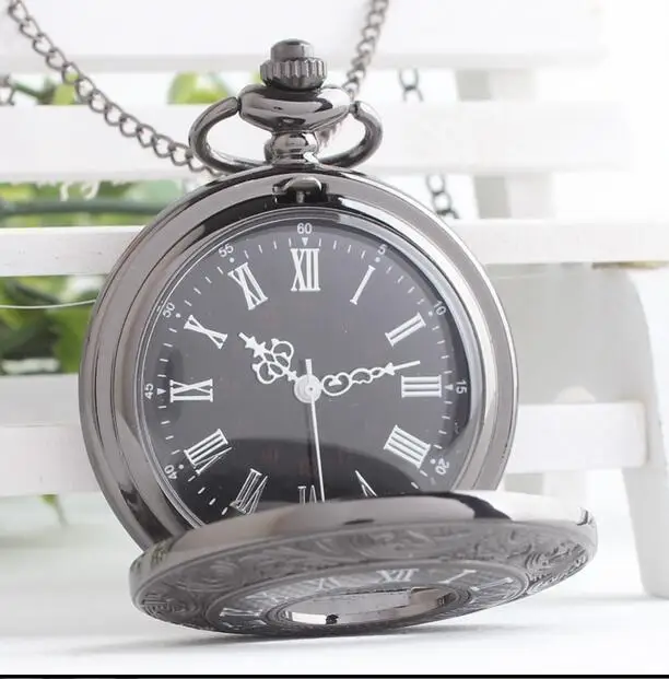 Винтажные кварцевые карманные часы с цепочкой и римскими цифрами | Наручные