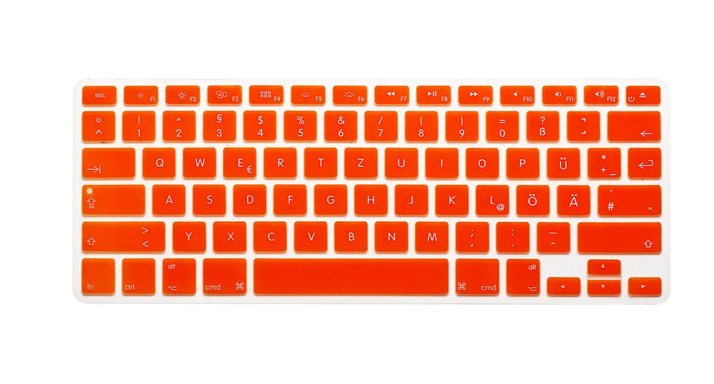 Американская раскладка немецких букв клавиатура протектор для Macbook Air Pro Retina 13