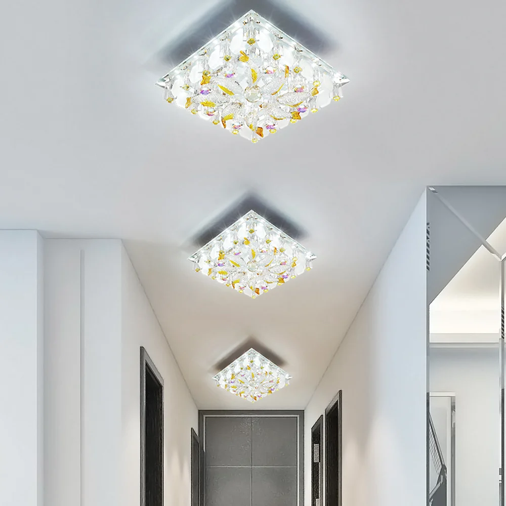 Aisle Lamp corridor lamp modern simple creative personality Xuan Guan into led crystal embedded ceiling spotlight LM4131445 | Лампы и