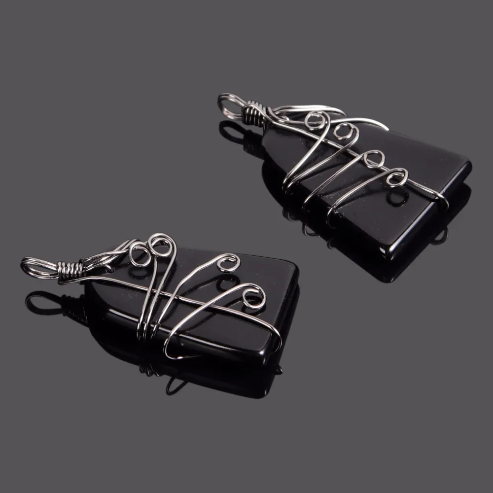 Винтажные модные подвески ручной работы из настоящего камня натурального