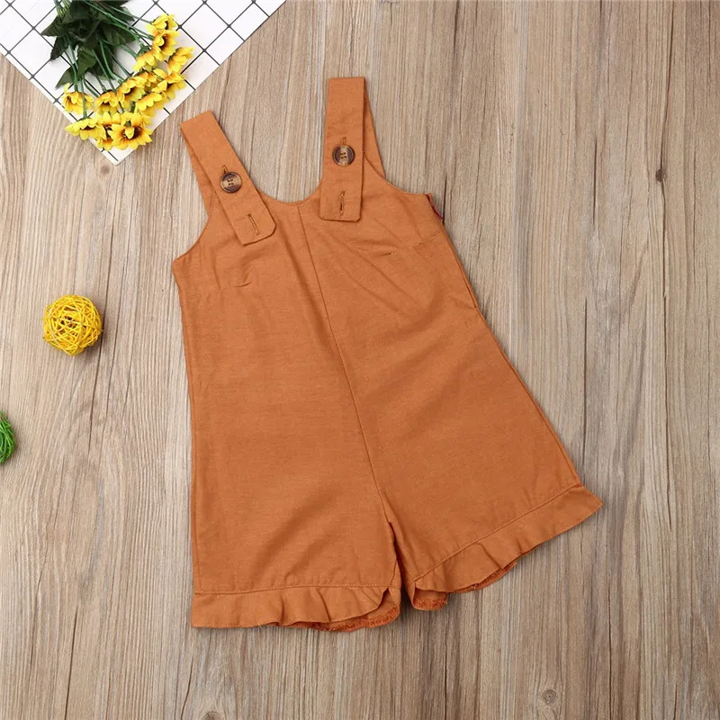 Летний комбинезон для новорожденных девочек без рукавов боди пляжный костюм |