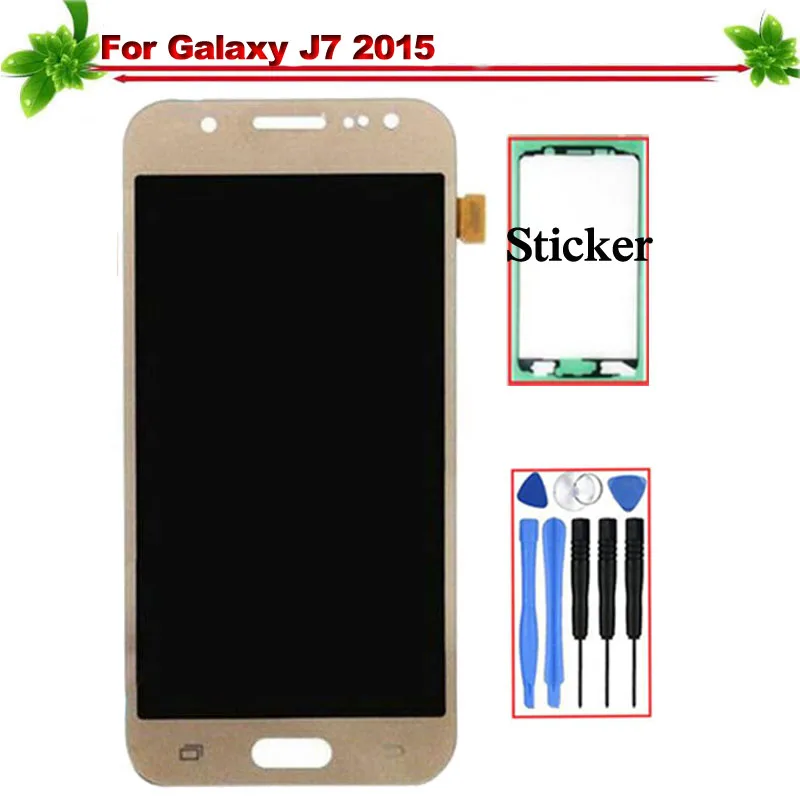 Oled для samsung Galaxy J7 2015 J700 ЖК-дисплей Дисплей Сенсорный экран планшета Ассамблеи J700F
