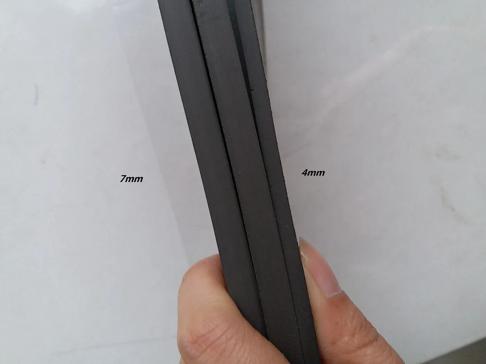 330x110x7(or4) mm Flash Stamp black Blank Pad Cushion Rubber Plate Materials Photosensitive Self inking Stamping Making | Дом и сад