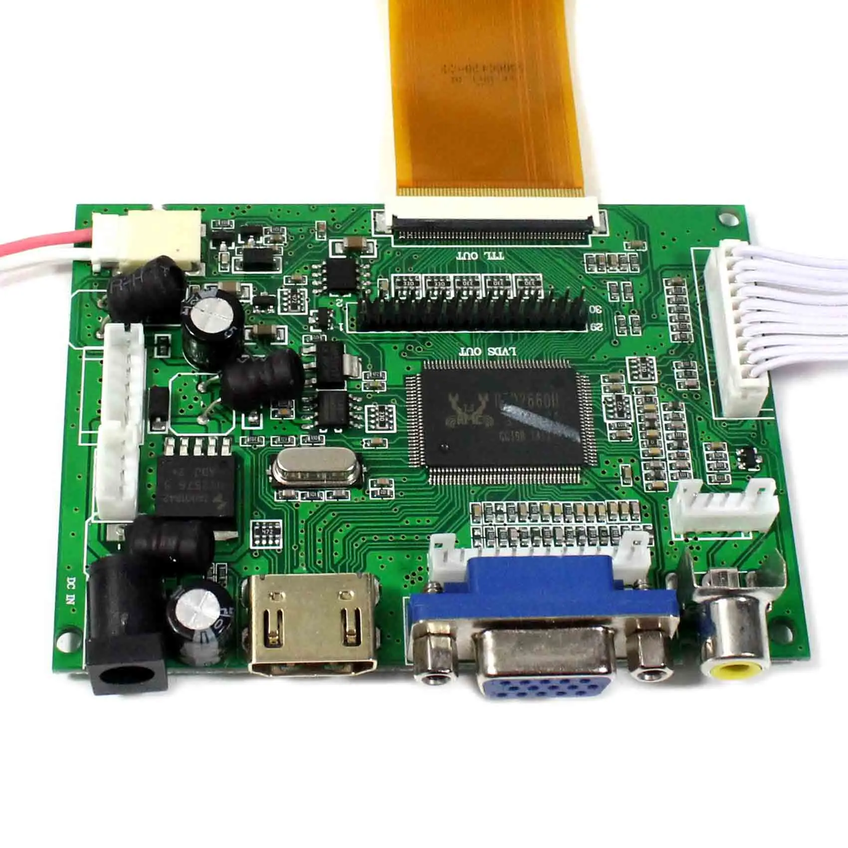 Сенсорный экран HD MI VGA 2AV LCD Contorller Board 8 дюймов EJ080NA-05A AT080TN52 800x600 | Электроника