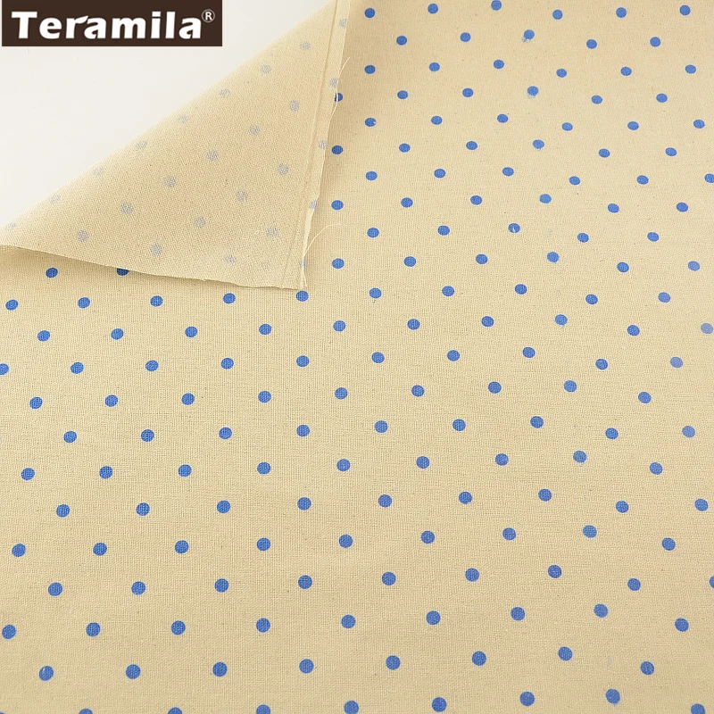 Текстиль для дома синий горошек хлопок белье Ткань Вышивание Материал Подушка