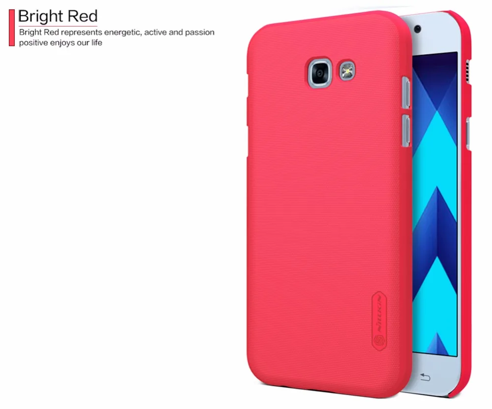 10pcs/lot Wholesale NILLKIN Super Frosted Shield Case For Samsung Galaxy A7 2017 (5.7 inch) With Gift Screen Protector |