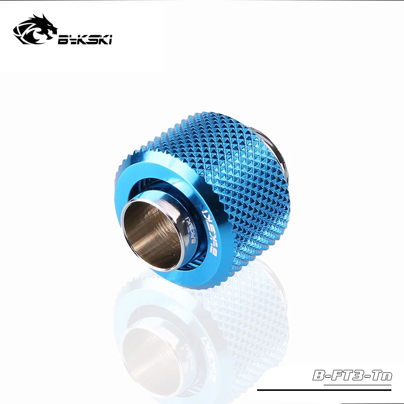 blue Bykski применение для внутренний диаметр 9,5 мм+ снаружи 12,7 трубы 3/" ID X 1/2" OD ручной опрессованный присоединительный фитинг для - Цвет: blue