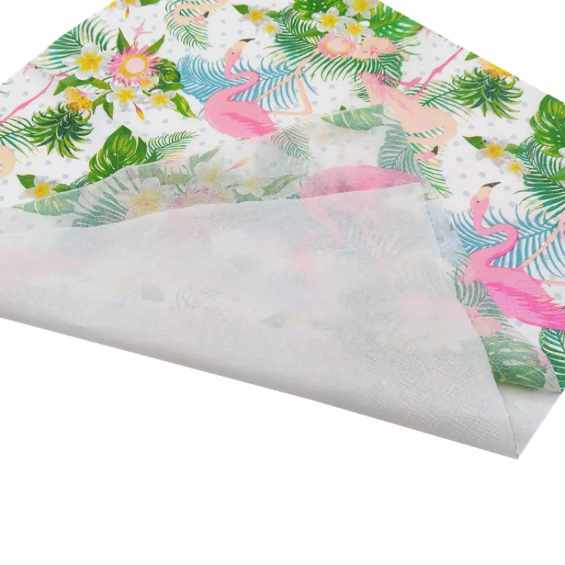 Одноразовые бумажные салфетки с Фламинго 20 шт./лот украшение для свадьбы