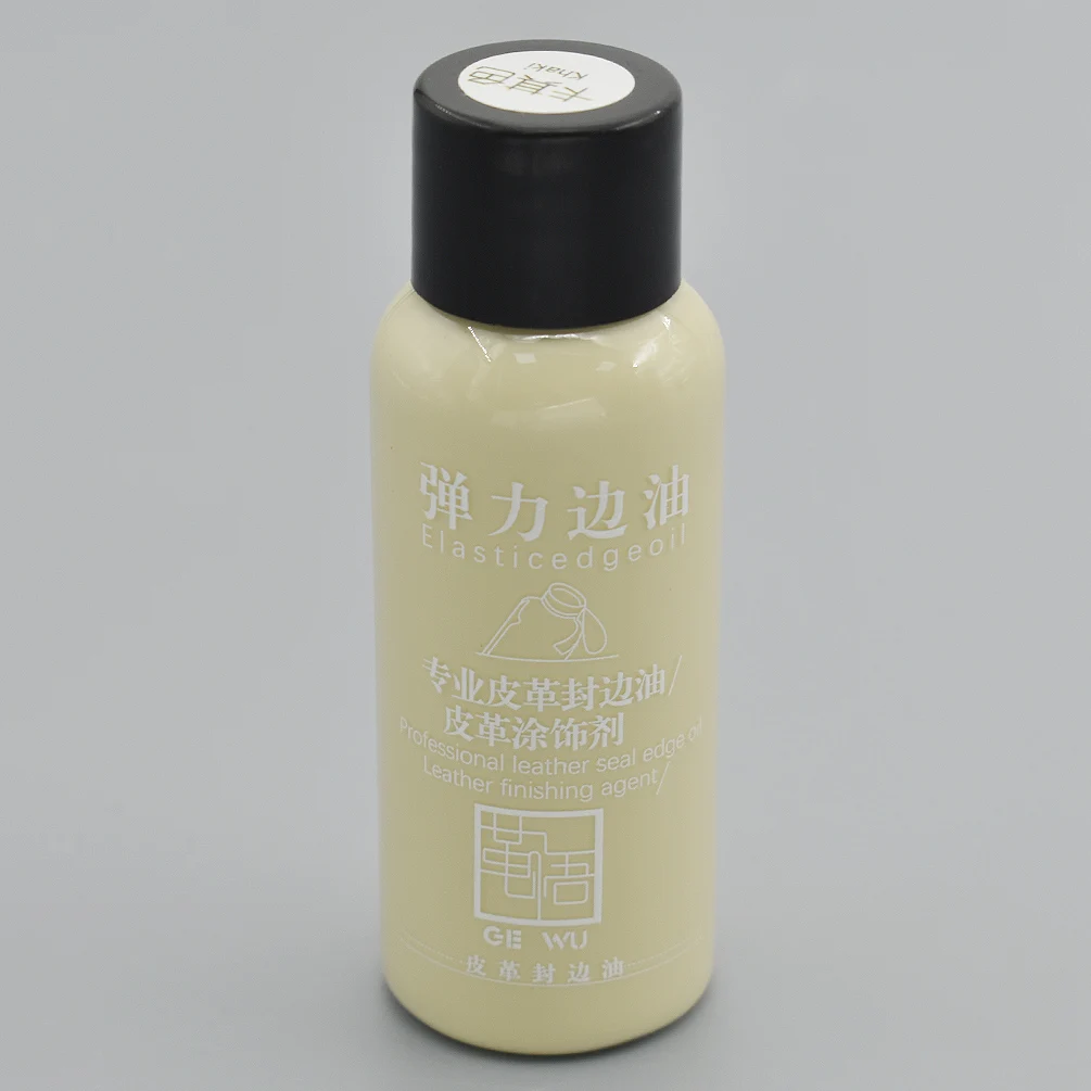 Khaki 30ML 20 Colors DIY Leather Edge Paint Oil Dye Highlights Professional Paint Leather Craft Liquid Art Supplies - Цвет: Khaki