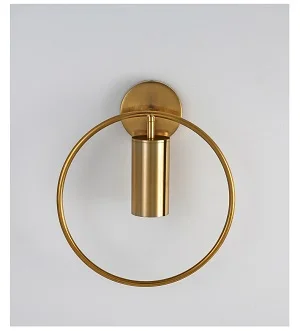 D28cm Antique gold Современный Железный настенный светильник, скандинавский золотой настенный светильник, домашний декор, спальня, ванная комната, зеркальный светильник s, внутренний светильник ing, декоративные лампы - Цвет абажура: D28cm Antique gold