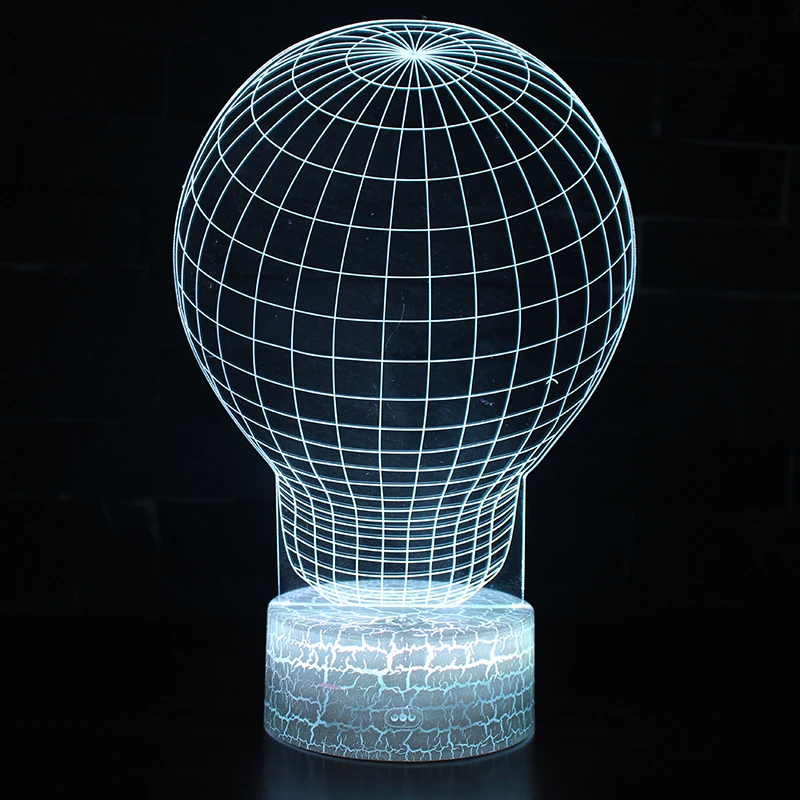 Разноцветная RGB лампа в форме декоративного подарка ночной светодиодный