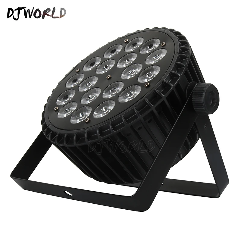 Djworld алюминиевый сплав светодиодный 18x12 Вт RGBW 4в1/18x18 RGBWA мкА 6в1 плоский Par Огни DMX512 DJ