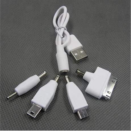 4 в 1 Универсальное зарядное устройство с USB микро мини кабель адаптер кабели