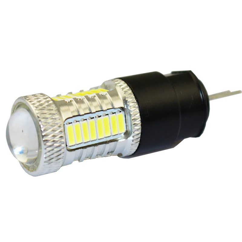 JSTOP C5 светодиодный Автомобильные дневные ходовые огни с объективом G4 4014SMD Canbus