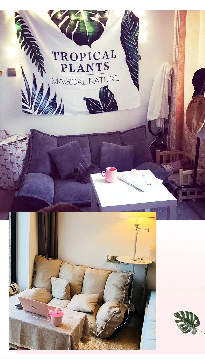 Louis Fashion bean bag диваны татами японский многоцелевой складной маленькая квартира двойной спальня ленивый