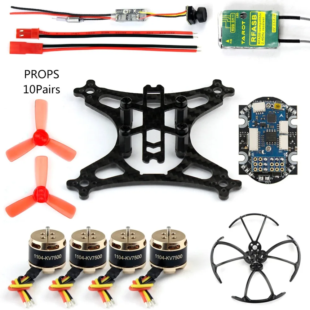 DIY мини Дрон с камерой 800tvl 25 МВт Трансмиссия SBUS/FS X6B/RFASB/R6DSM приемник бесщеточный