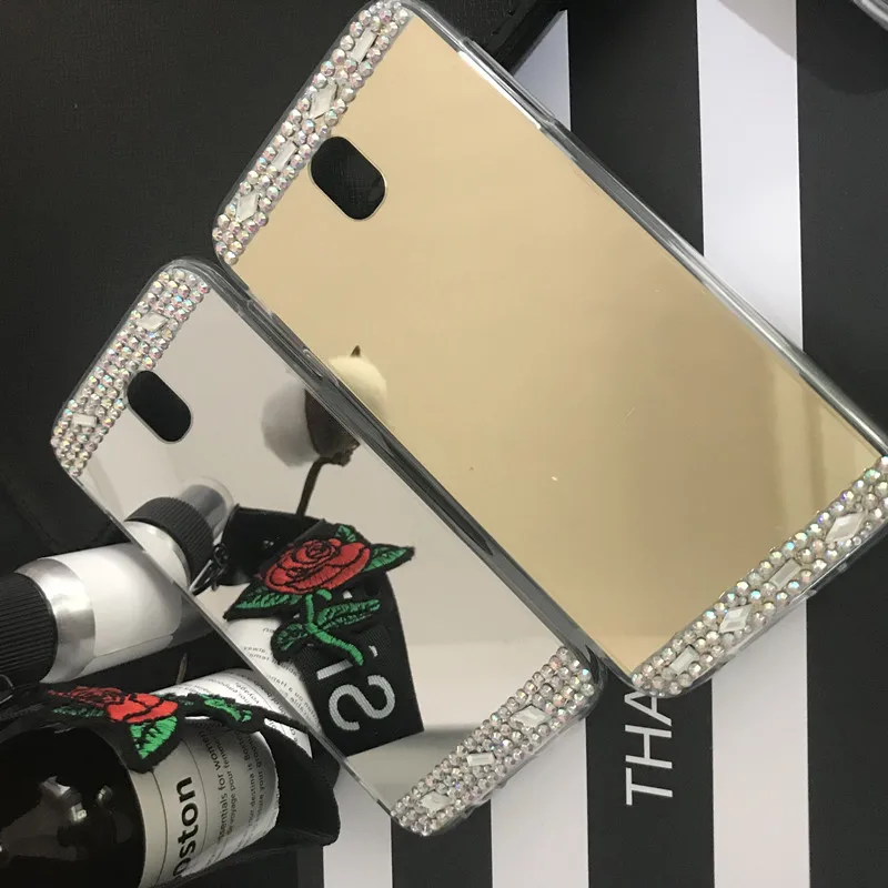 Прозрачный зеркальный чехол для телефона Samsung Galaxy A3 A5 2016 J3 J5 J7 Neo 2017 C9 Pro S9 S8 J2 J6 J4 a8 a7