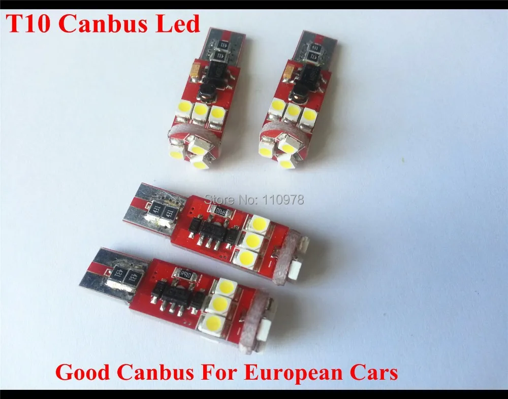 Новейшие 4 шт. 501 T10 W5W клиновидные 9 светодиодов стояночные боковые огни светодиодные Canbus без ошибок без мигания Внутренние светодиодные для Audi Bmw VW