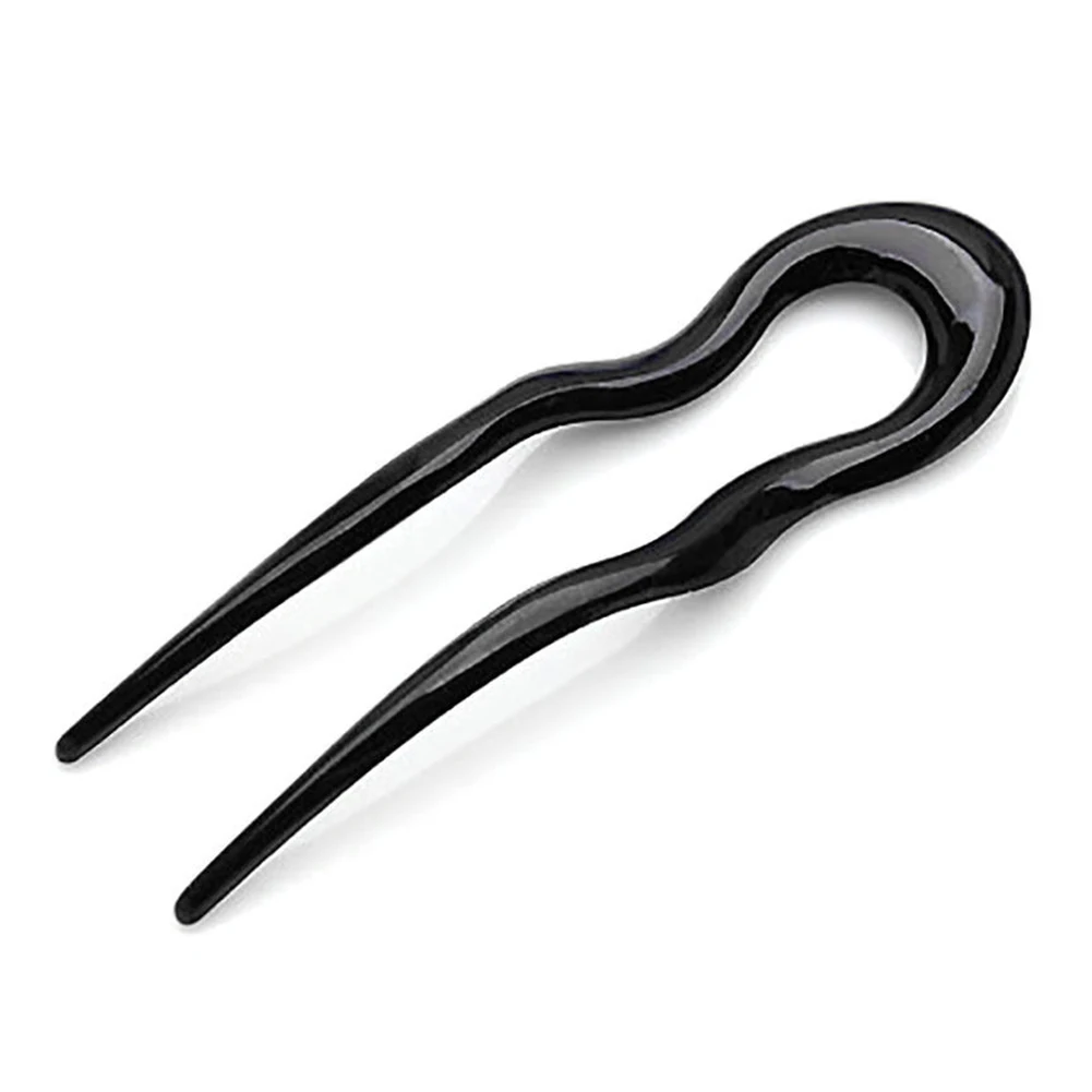 Женская Черная заколка для волос пластиковая простая аксессуары волос|Украшения