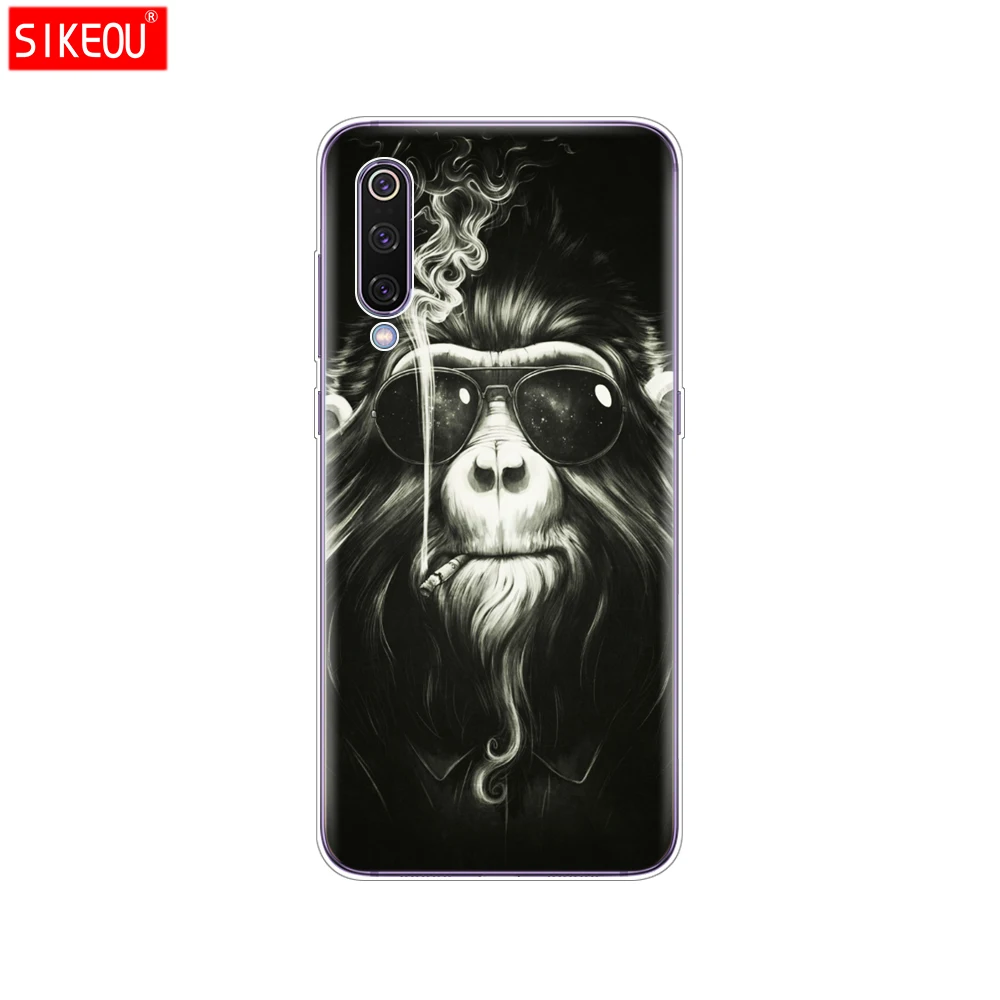 12075 case for xiaomi mi 9 case cover Cartoon Silicone Soft TPU Cover For xiaomi Mi9 xiaomi 9 SE Case Phone Shell bumper etui flower - Цвет: 12075