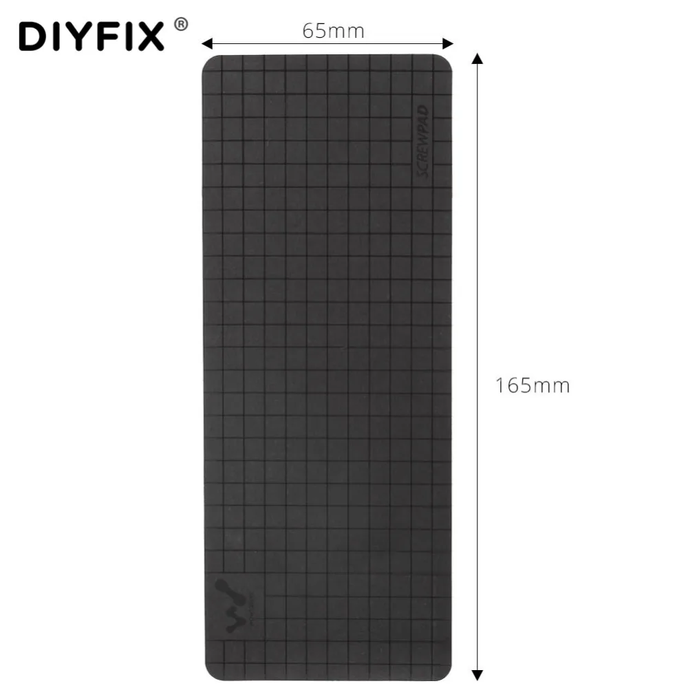 DIYFIX 165*65 мм магнитный винт памяти мат диаграмма мини Мягкий рабочий коврик Мобильный телефон ремонт ручные инструменты