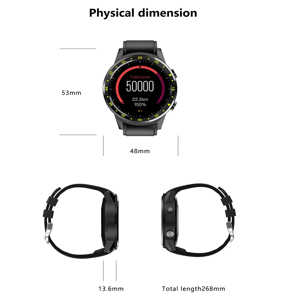 Умные часы F1 Bluetooth 4 0 1 3 дюйма спортивные GPS с камерой шагомером умные SIM карта