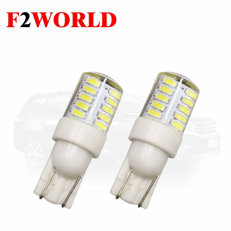 

2 PCS OF Perfect led car led t10 3014 24SMD silicon light bulb for trunk light with multi color