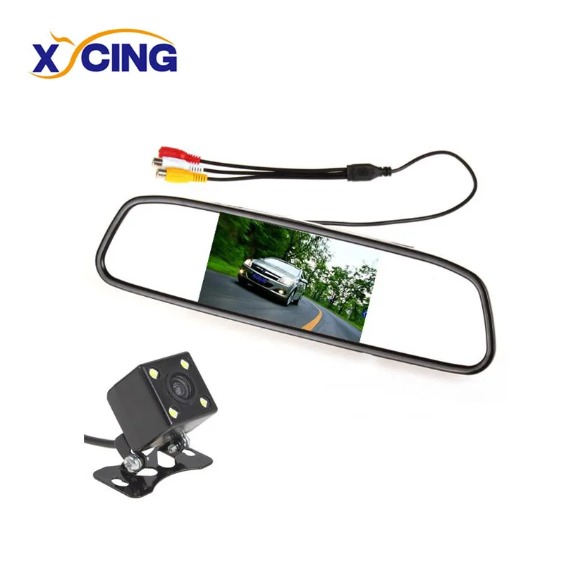 Зеркало заднего вида XYCING 4 3 дюйма 480x272 с ночным видением|mirror monitor|rear view mirror monitor480 x