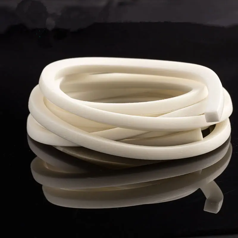 

1PCS SF011 SIZE 5*15mm Sponge Silicone Sealing strip Silicone Foam Length 1meters Anti-slip waterproof heat-resistant