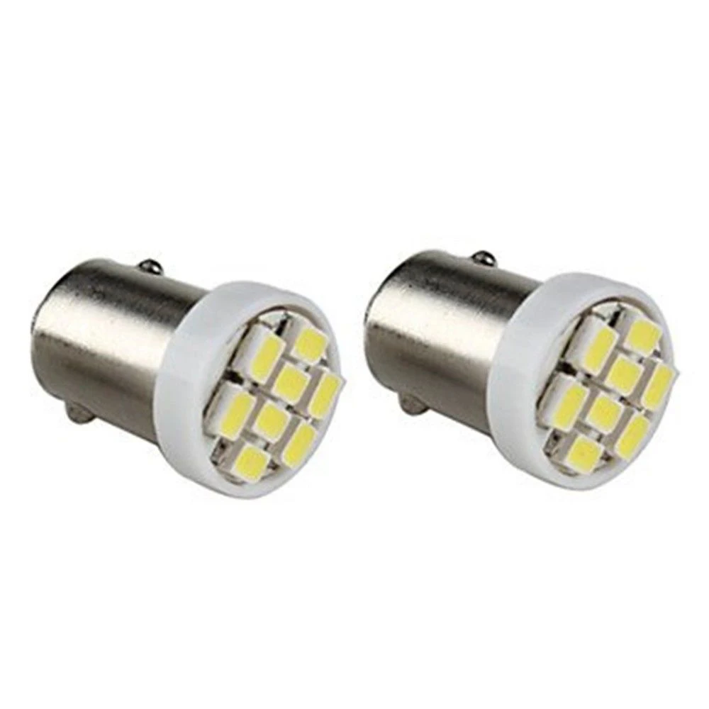 Yushuangyi 100X T4W BA9S 8 SMD 1206 светодиодный внутренний светильник 3020 8smd Клин Авто купол
