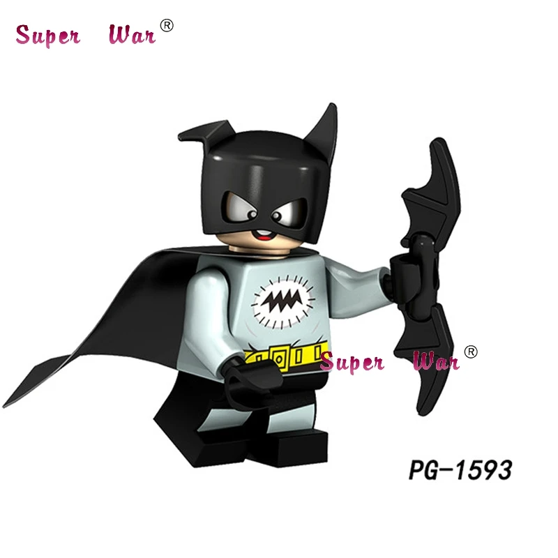 Один строительный конструктор Бэтмен Капитан Америка Rocky Big Barda Free Namor Lara Croft power Joker игрушки для детей - Цвет: PG1593
