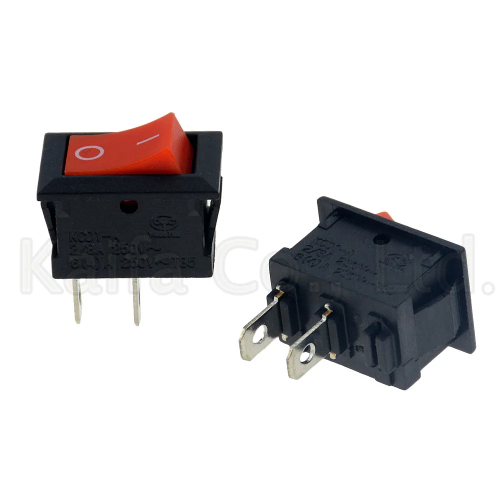 Red Mini 10 шт./лот 2-контактный кнопочный переключатель | Обустройство дома