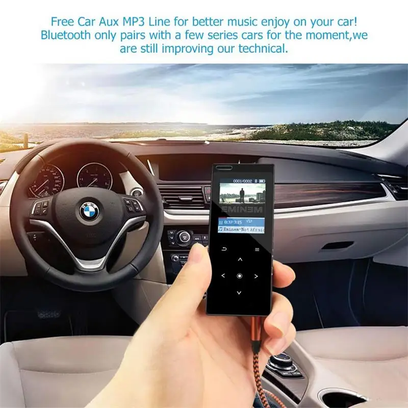 Hot Sale Touch MP3 Player Bluetooth4.0 Built-in Speaker Lossless Music with FM Recorder Support SD Card Up to 128GB | Электроника