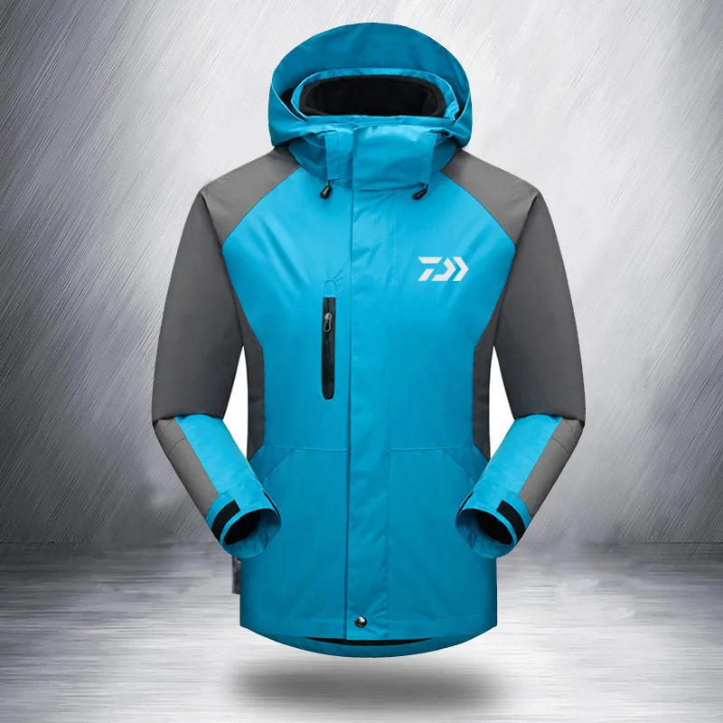2018 Новая Одежда ДАЙВА для Мужчин Осень Зима Рыболовная Одежда из Флиса Теплая Открытые Спортивные Ветрозащитные Водонепроницаемые Восхождение Одежда.