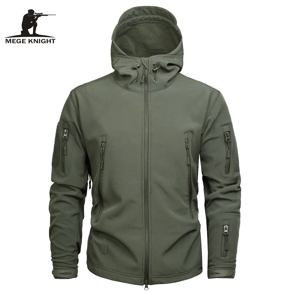 Mege Мужская военная куртка армейская одежда США тактическая Sharkskin Softshell Осень-зима