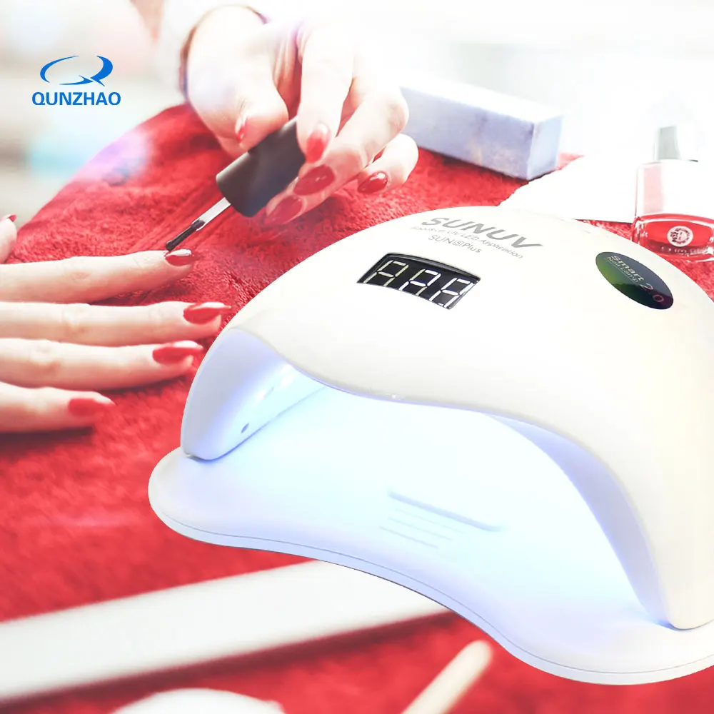 Sunuv Sun5 плюс 48 Вт УФ лампа для ногтей светодиодная маникюра Сушилка + стерилизатор