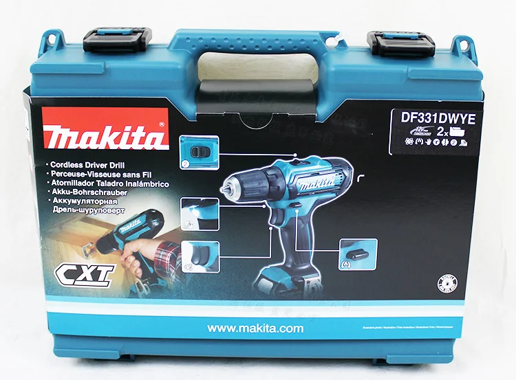 Дрель Makita DF331DWAE / ME/YE Электрическая отвертка с литиевым аккумулятором 30 14 нм -