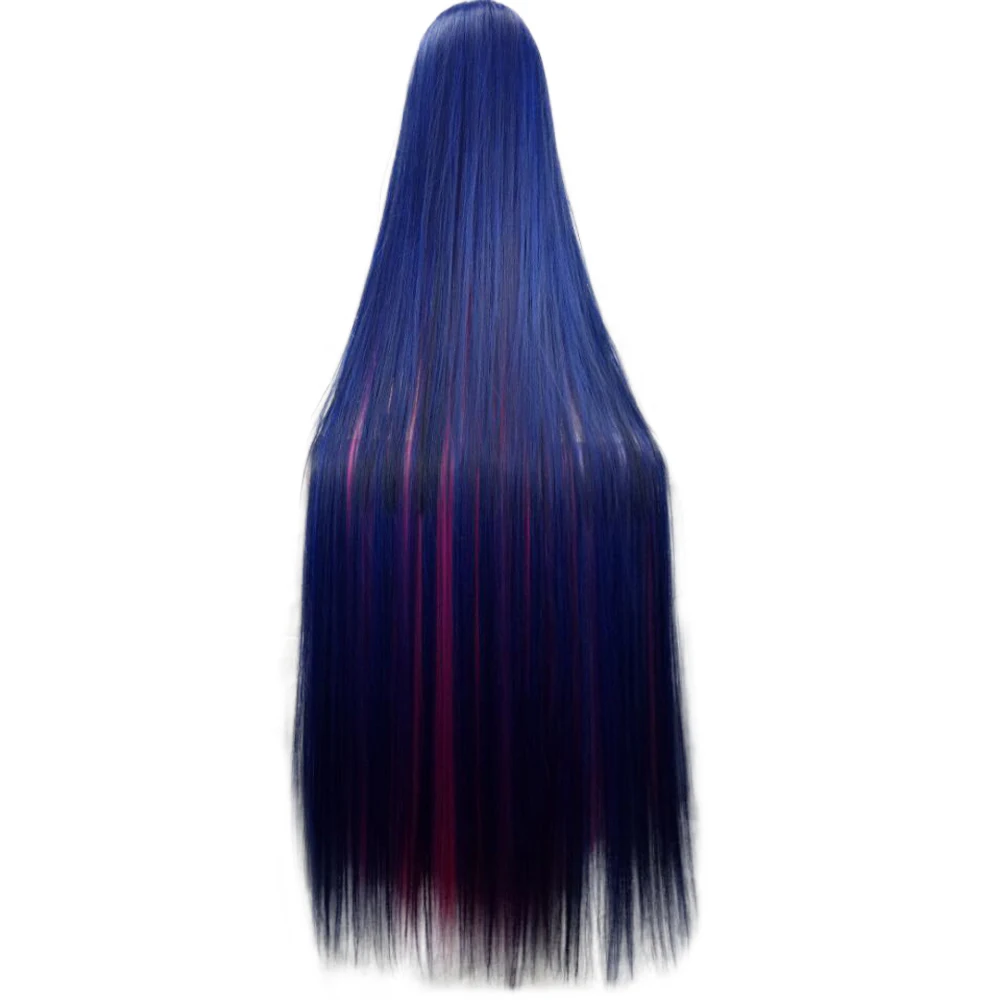 HAIRJOY оранжевый зеленый костюм вечерние косплей парик 100 см длинные прямые синтетические волосы парики 15 цветов