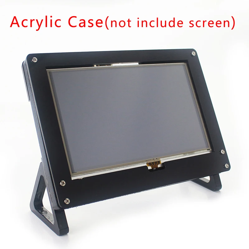 Raspberry Pi 3 5 дюймов Чехол для экрана черный ЖК держатель кронштейн Model B Plus