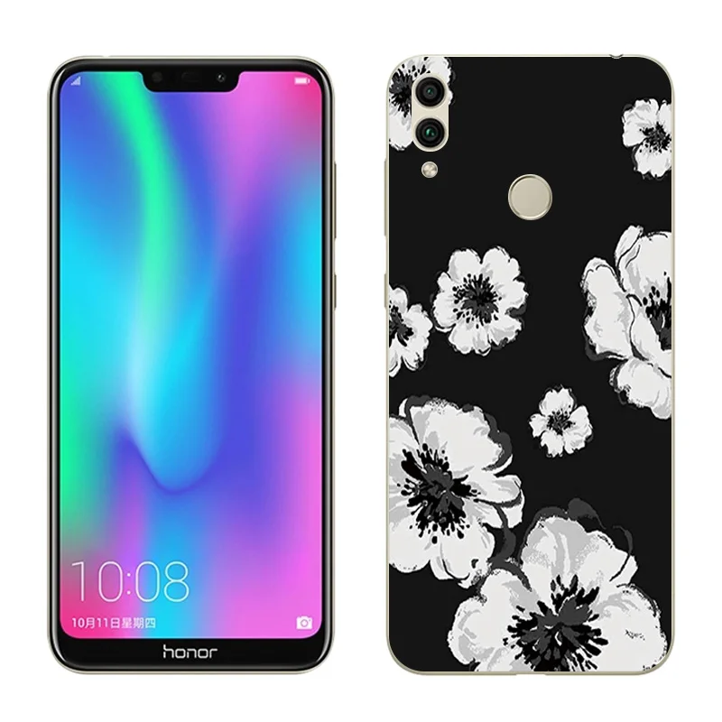 6.26&quot for Huawei Honor 8C Ultrathin Back Cover Soft Silicone Coque Clear TPU Focus Painted Phone Case | Мобильные телефоны и