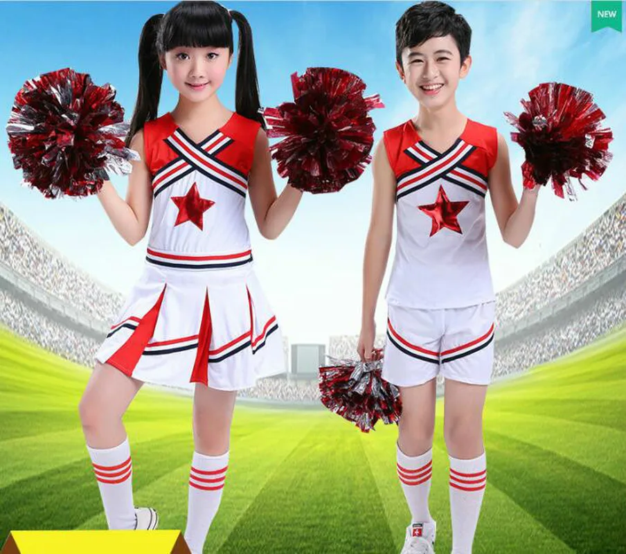 2019 Children Lala Performance Clothing Dance Uniforms Aerobics Skirt School Students Baby Cheerleading Stage Kids Costumes Set | Детская