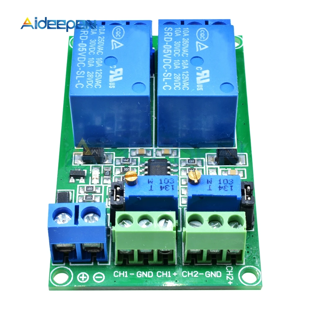 DC 5V 2-канальный Компаратор напряжения точный LM393 плата Модуль гибкий кабель