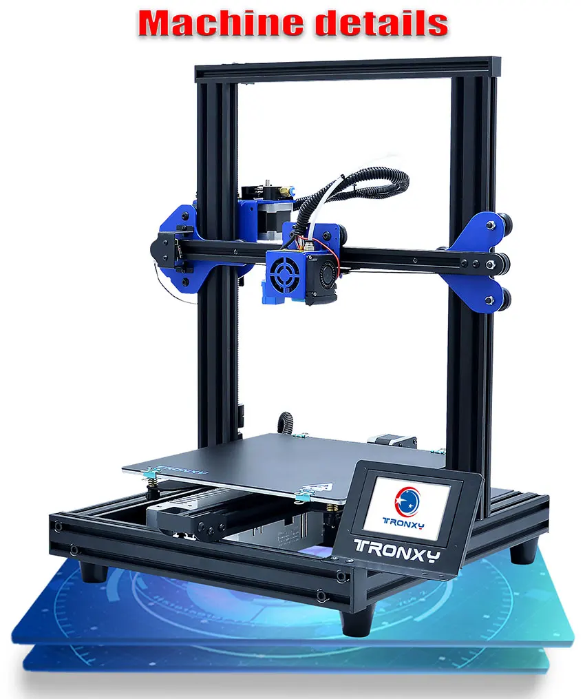 Новейший Модернизированный XY-2 Pro 3D принтер Датчик автоматической коррекции полусобранная сборная пластина 255*255 мм металлическая рамка структура 3d принтер