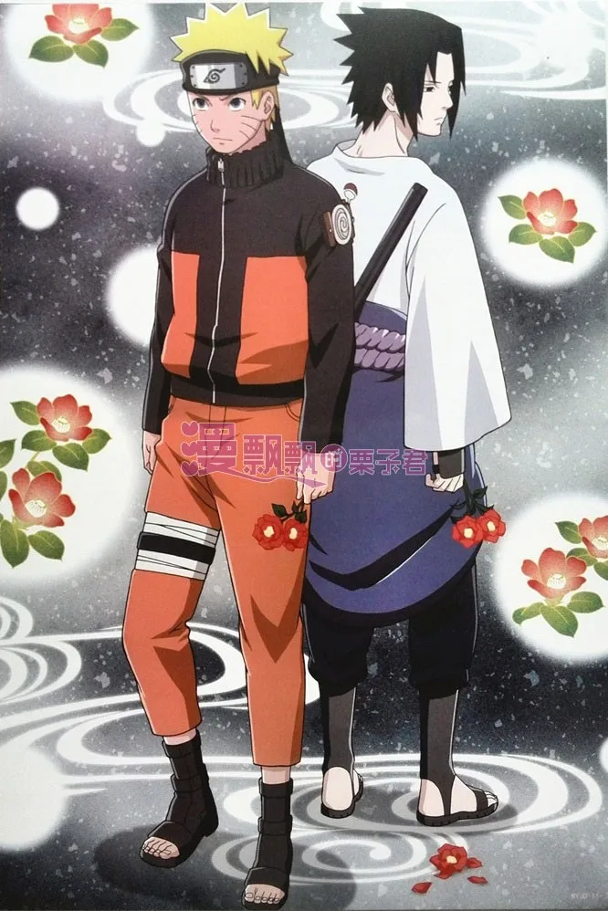Хорошее качество 8 шт./компл. различных конструкций аниме A3 Плакаты Naruto kakashi Gaara как у героя мультфильма Саскэ Картины настенные картины