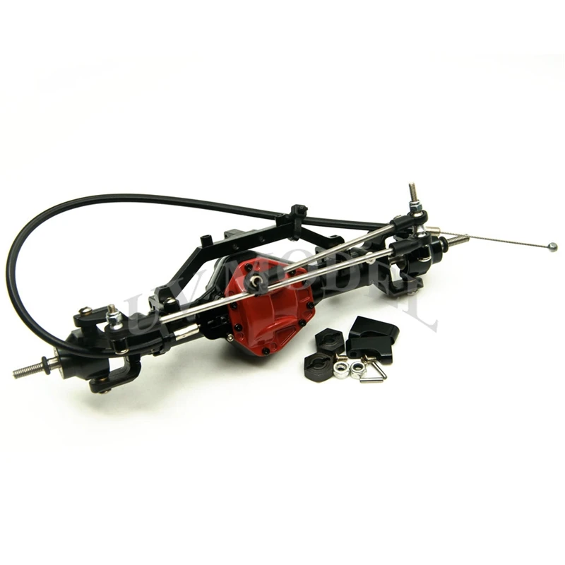 1:10 RC Car Parts Front Axle With Lock High Quality Alloy Red For Crawler AXIAL SCX10 CC01 F350 | Игрушки и хобби