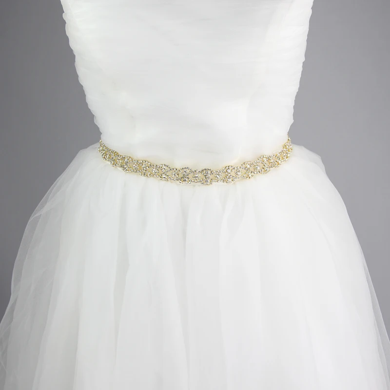 5 ярдов золотые стразы аппликации свадебные кристаллы шитье алмазные отделка