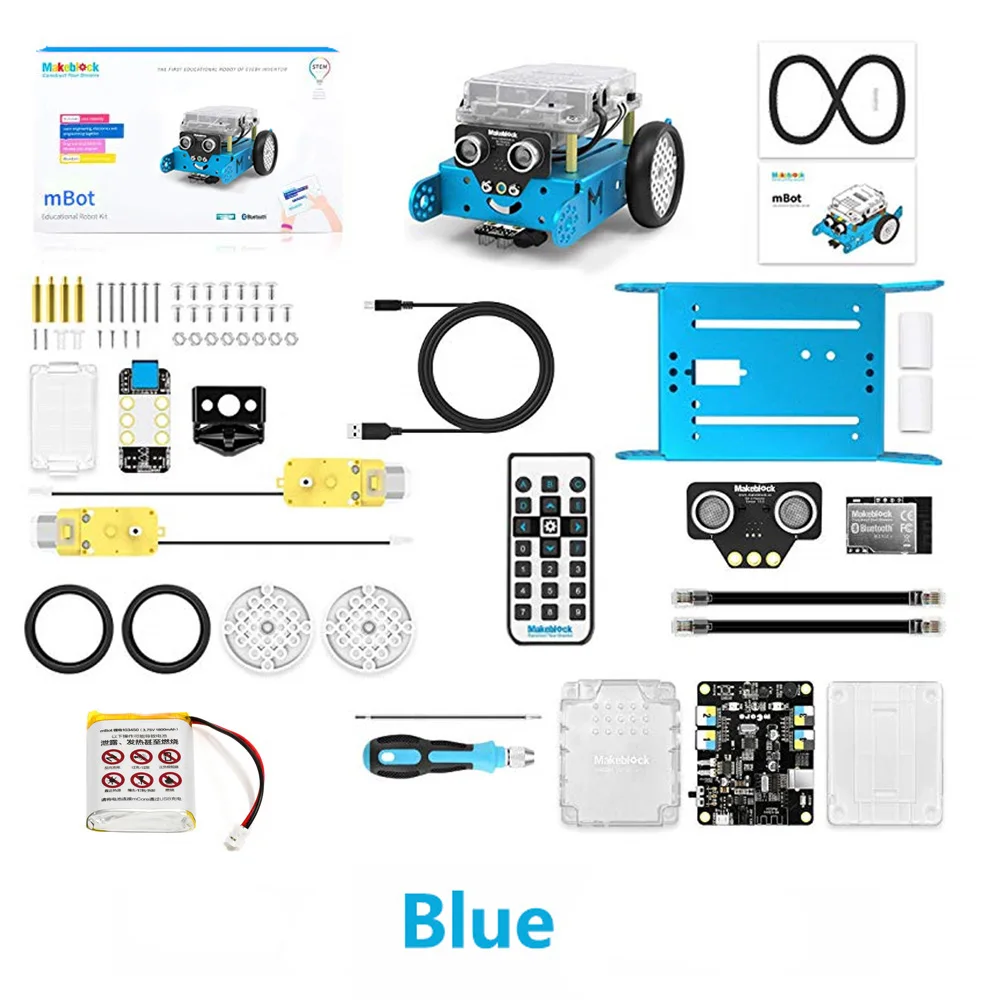 Новинка, Makeblock Mbot V1.1, программируемые детские игрушки, развивающий подарок на день рождения, скретч 2,0, Arduino, сделай сам, умный робот, автомобильный набор