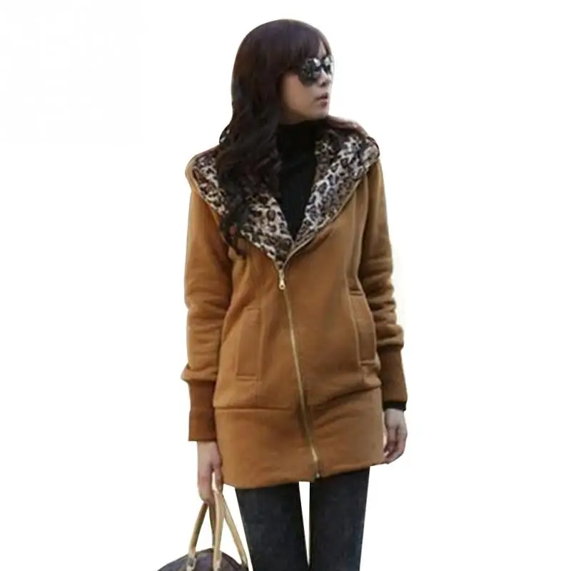 Осень зима Для женщин сплошной толстый женские зимняя верхняя одежда пальто с